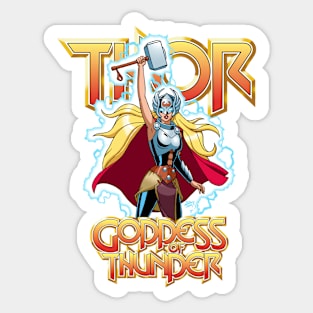 Goddess of Thunder Sticker